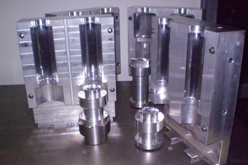 Precision PET mould tooling components manufactured by Priority Plastic Tooling